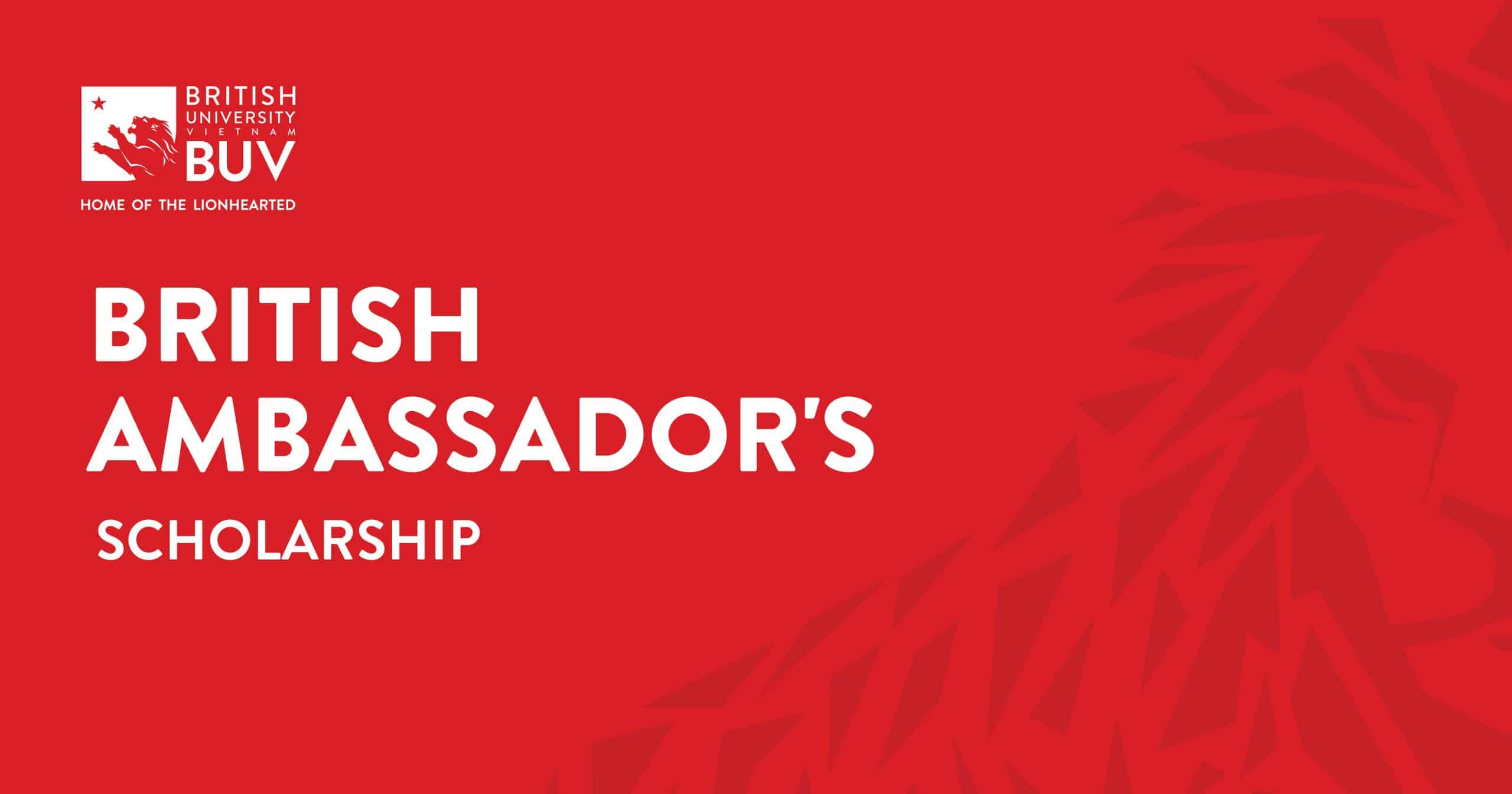 The British Ambassador’s Scholarship