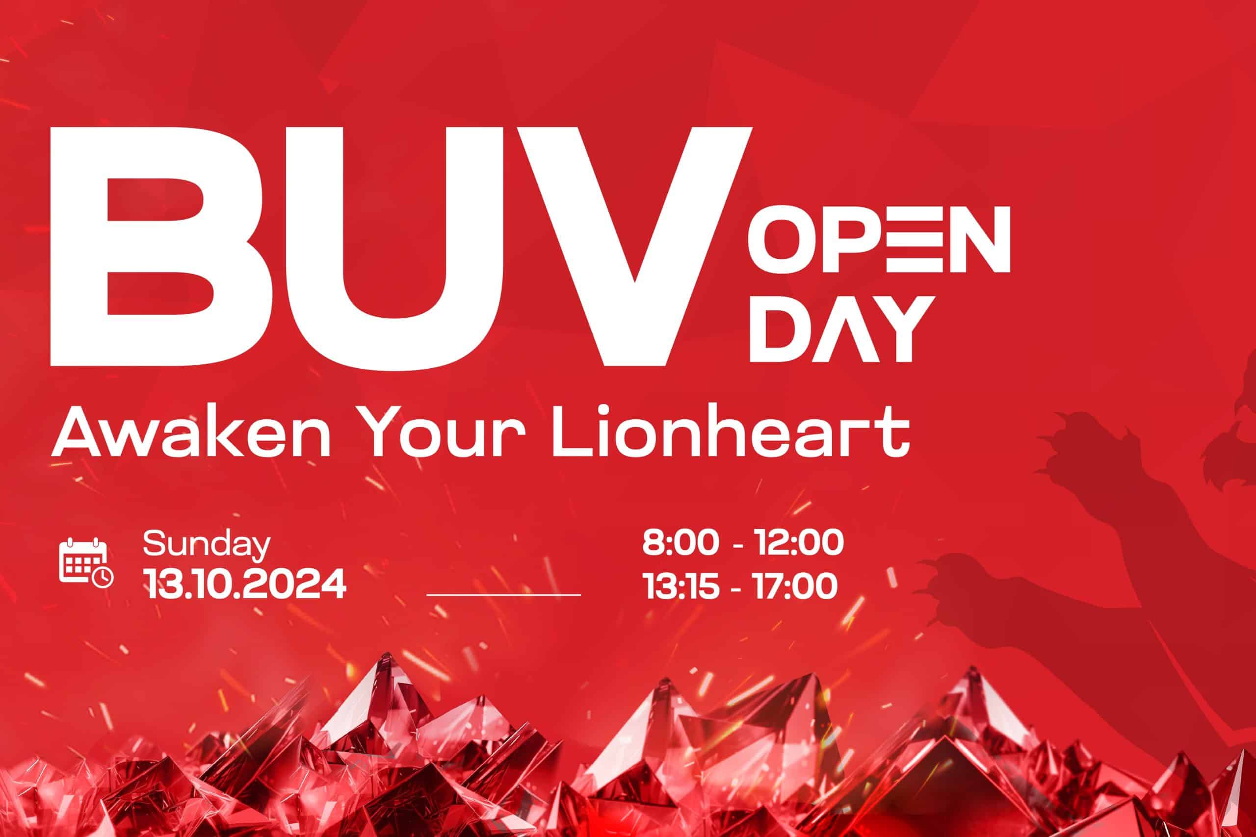 BUV OPEN DAY 2024 – Awaken your Lionheart