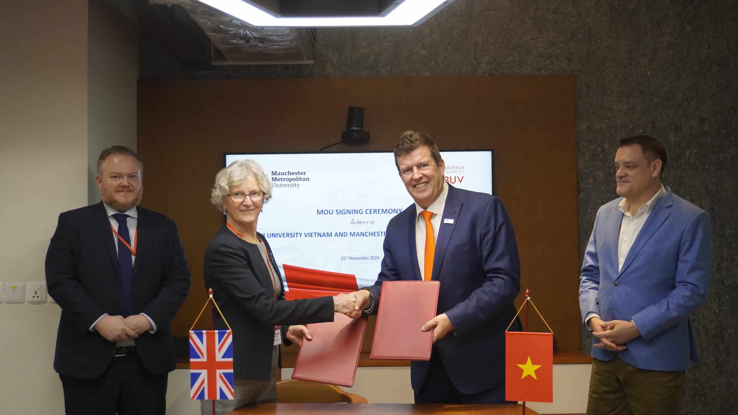 BUV and Manchester Metropolitan University Establish Partnership to Enhance Global Learning and Academic Exchange Opportunities